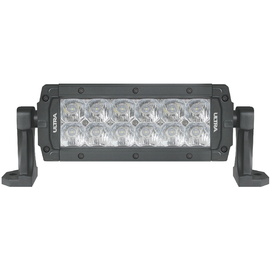 8" ULTRA Double Row 12 x 3W LED Lamp w/ Harness