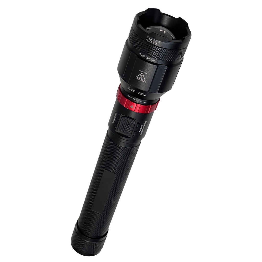 [LWR1201F] 2-in-1 Hybrid Power Mode Adjustable Beam Flashlight