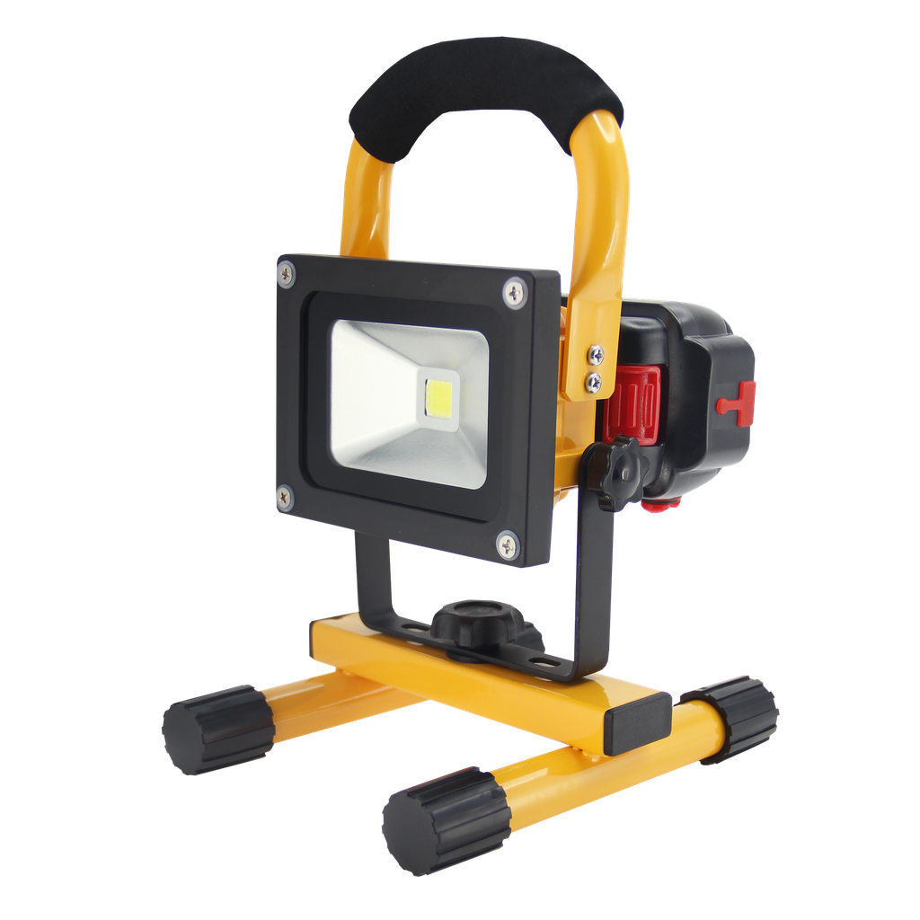 [LWR4310] 10W Portable LED Wide Flood Lamp w/ Rechargeable Battery