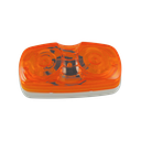 2"x4" Bullseye Marker Lamp Amber