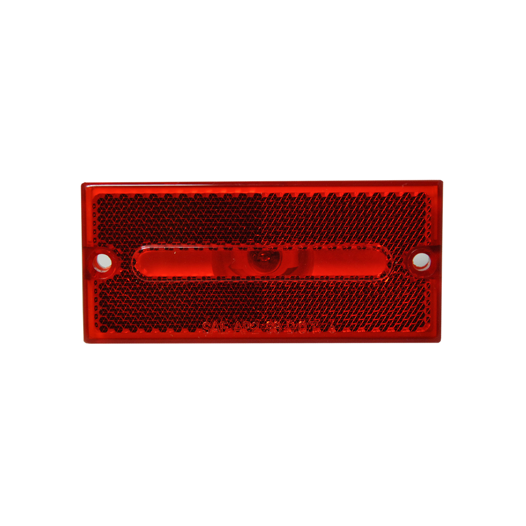 [ML2044RP] 2"x4" Low Profile Marker Lamp Red