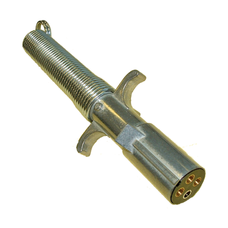[PC400DMGP] 4-Pin Die Cast Trailer End Connector w/ Guard