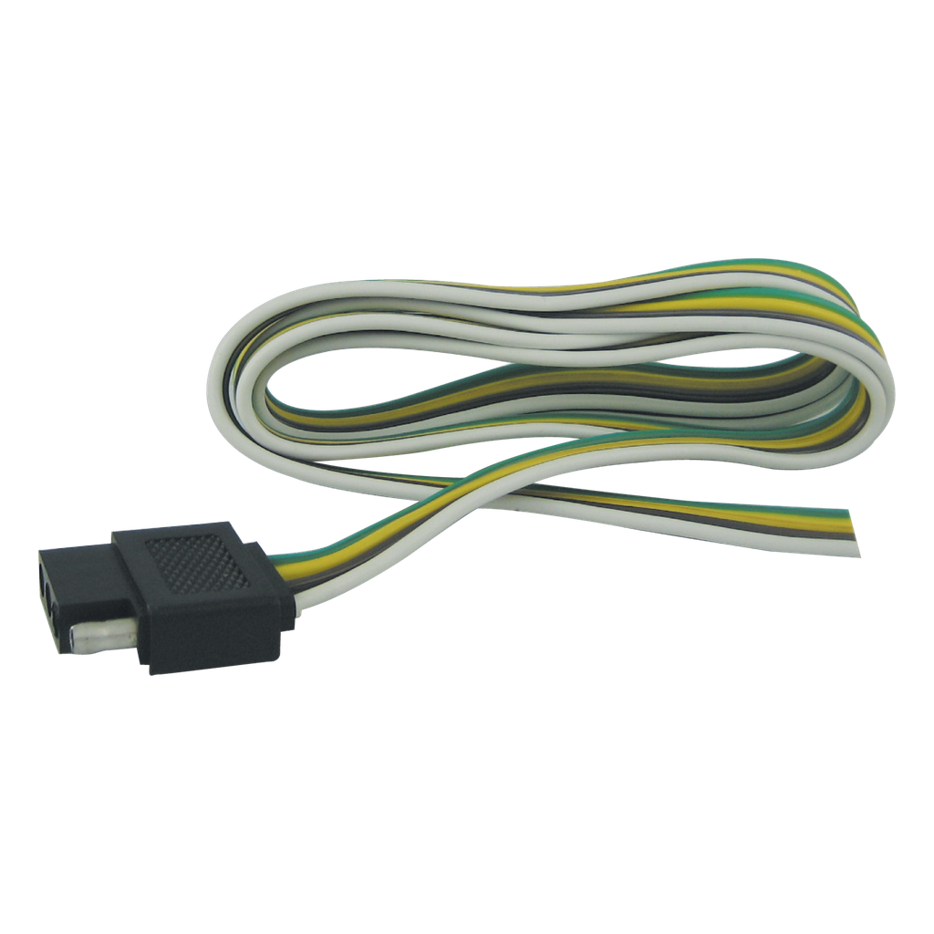 [PT4804TP] 4 ft 4-Wire Flat Ribbon Wire w/ Trunk Connector