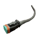 10" Wire with Male Deutsch Receptacle