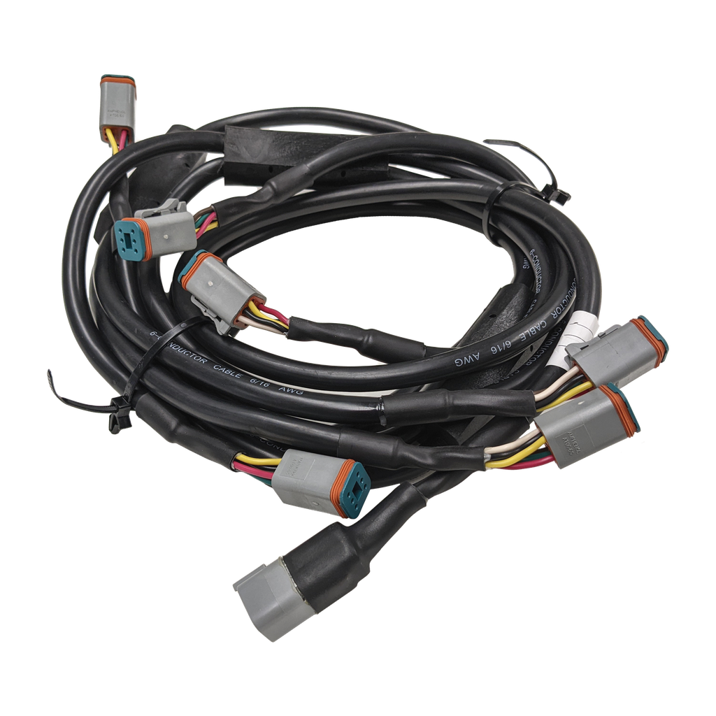 [PT8604] Rear Harness w/ 6-Pin Male & Female Connectors