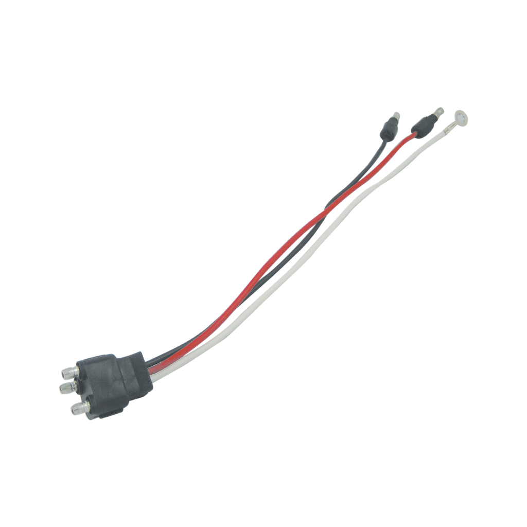 [PT9182P] Double Contact Straight Plug w/ Bullet & Ring Connectors