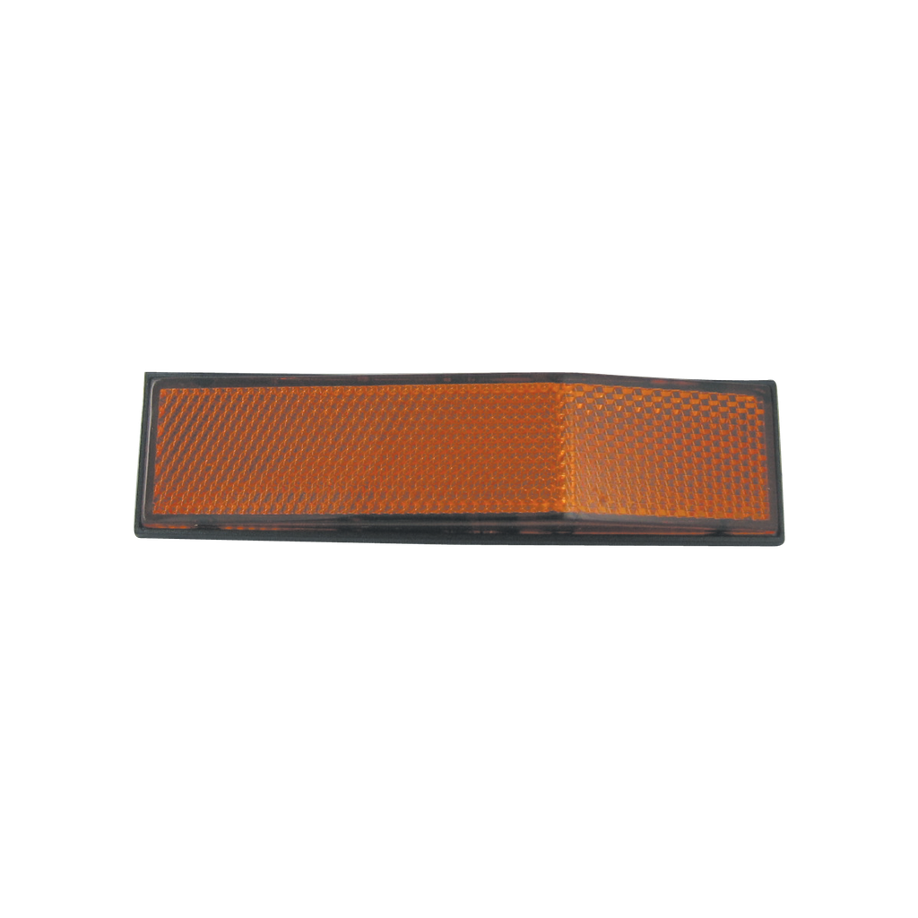 [RF1501AP] 1-3/8"x5-1/4" Angled Adhesive Back Reflector Amber