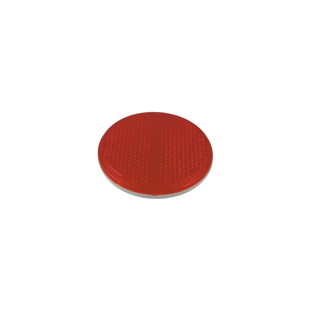 [RF2001RP] 2-1/4" Rd Adhesive Back Reflector Red