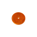 2-1/4" Rd Plastic Back Centre Hole Reflector Amber