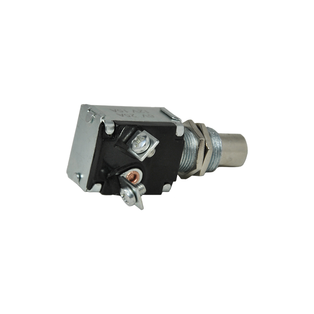 [SP103] Off-MomOn Push Chrome Knob Switch 12V 2 Screws