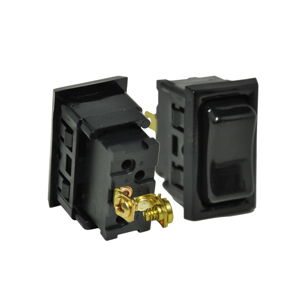 [SR103] On-Off Rocker Black Switch 12V 2 Screws