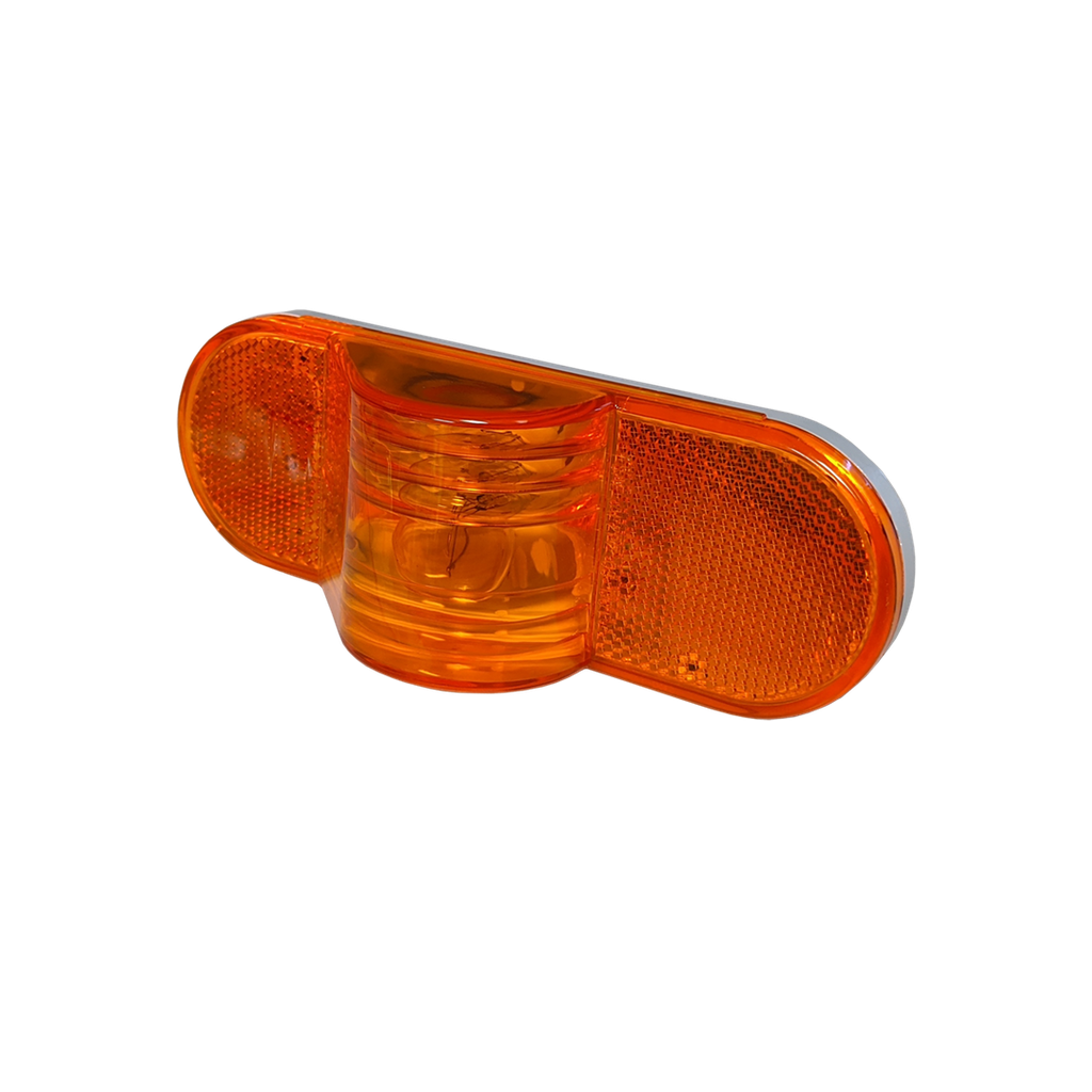 [SR2238AP] Oval Sealed Reflective Mid Turn Signal Lamp Amber