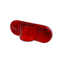 Oval Sealed Reflective Marker Lamp Red