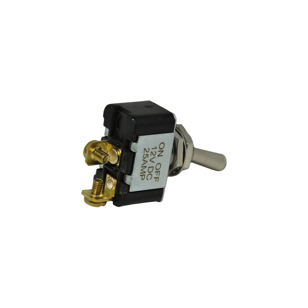 [ST100] On-Off Chrome Toggle Switch 12V 2 Screws