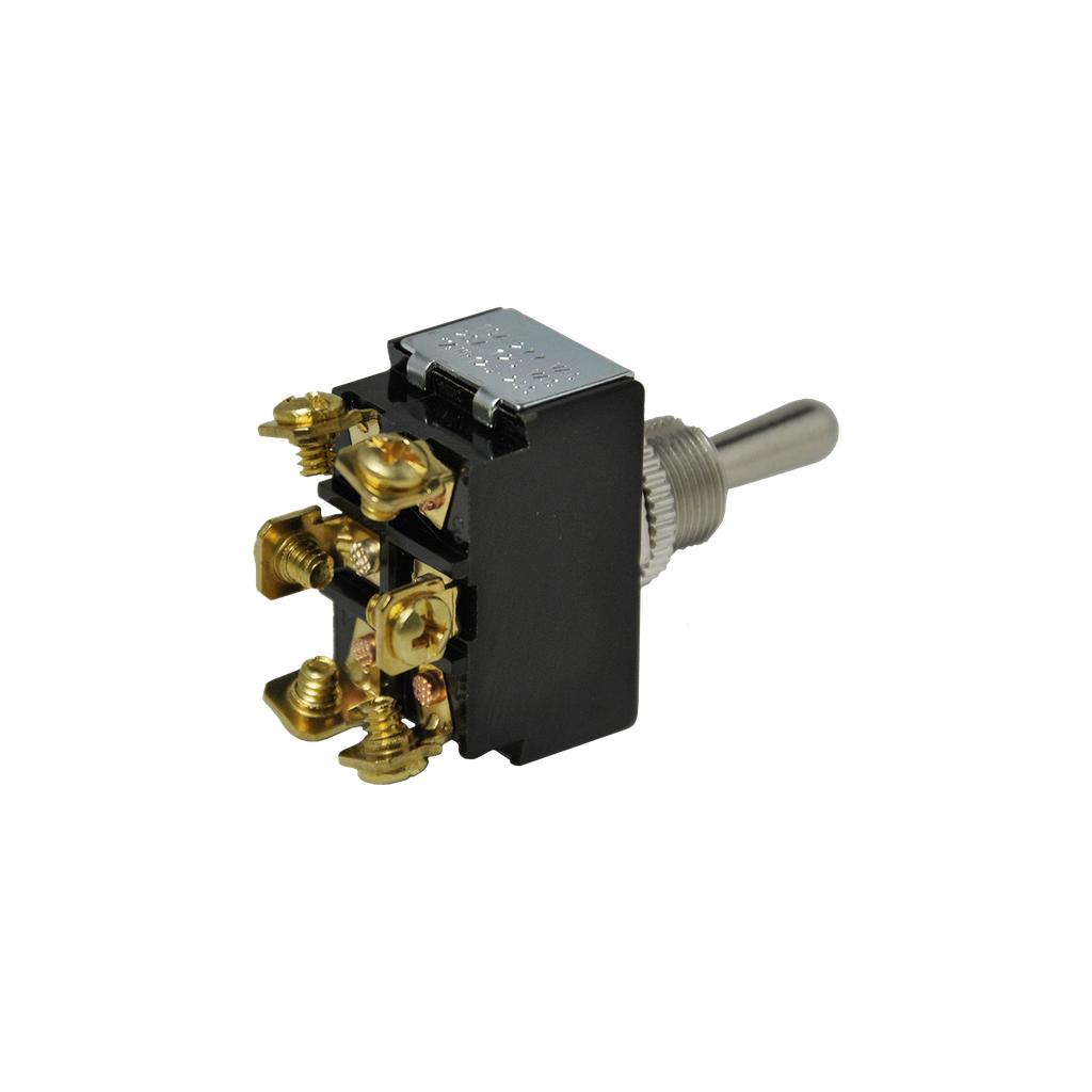 [ST105] On-Off-MomOn Chrome Toggle Switch 12V 6 Screws