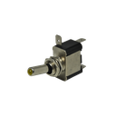 On-Off Chrome Toggle Switch w/ Amber Light 12V 3 Blades
