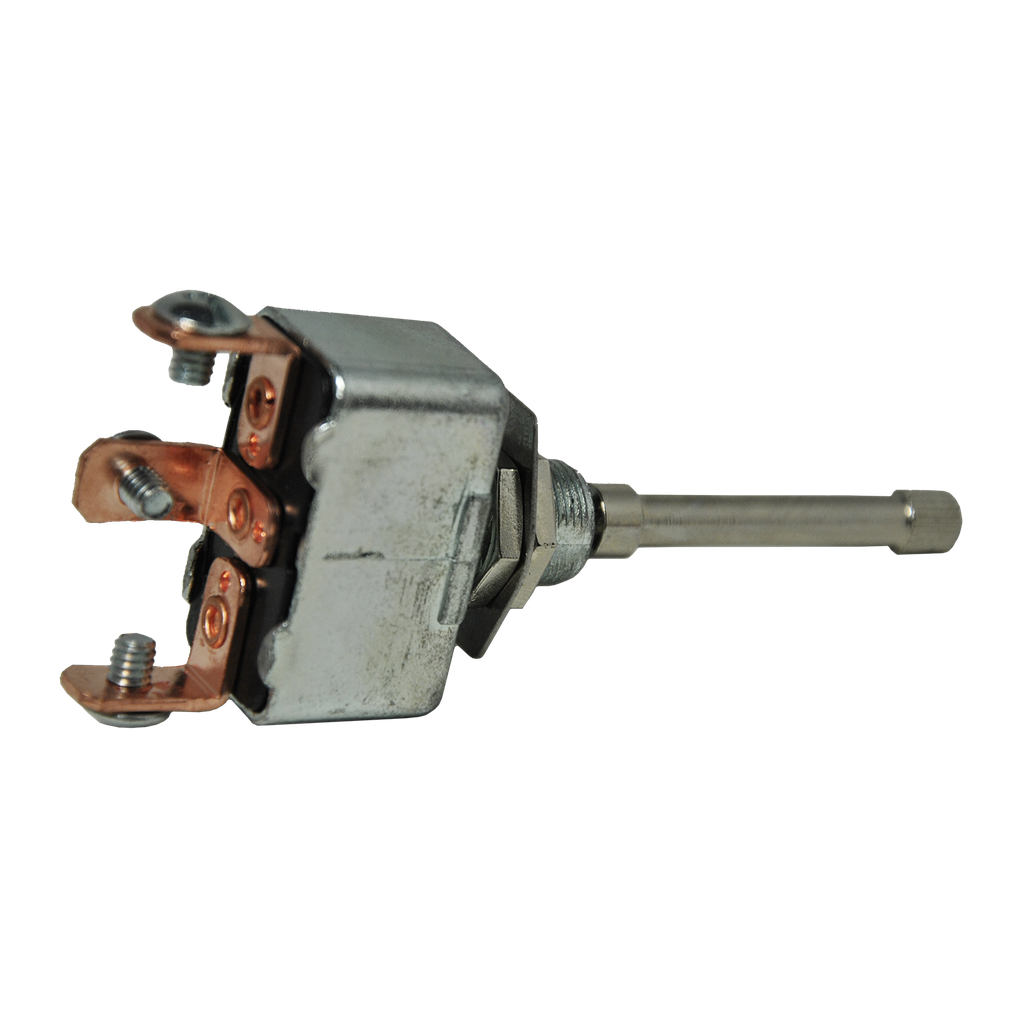 [ST305] MomOn-Off-On Chrome Toggle Switch 6V-24V 3 Screws