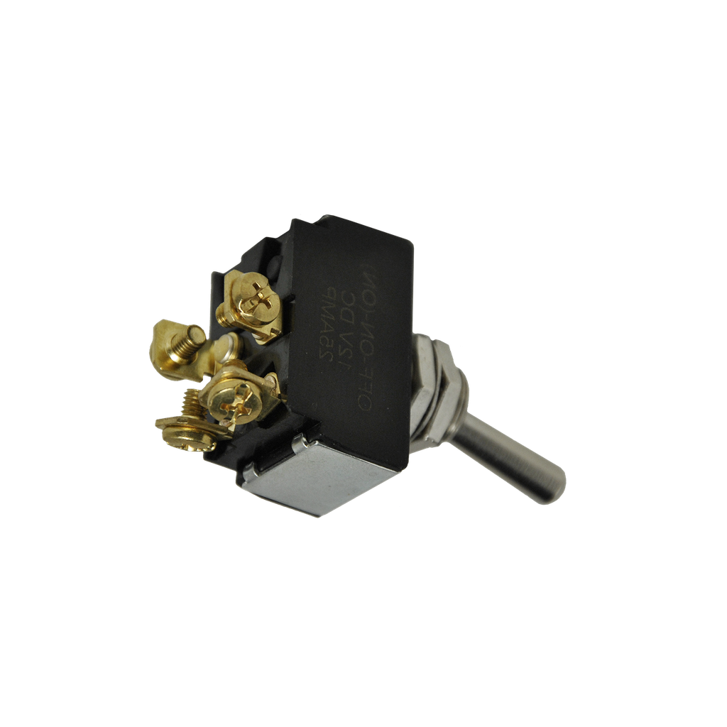 [ST307] Off-On-MomOn Chrome Toggle Switch 12V 4 Screws