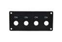 Carbon Treated Aluminium Switch Panel