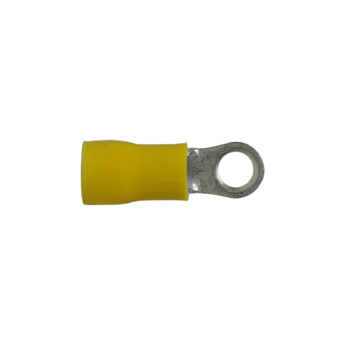 [TR1008-50] Insulated Ring Terminals Yellow 12-10 Ga Stud 8 - 50/pack