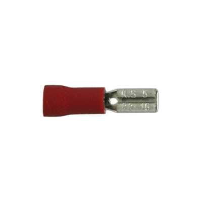 [TSF18110-50] Insulated Slide Connectors Female Red 22-18 Ga .110" x .020" - 50/pack