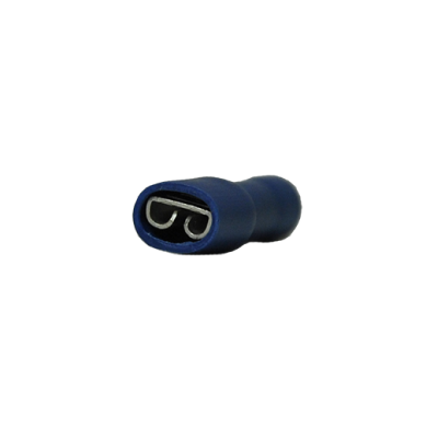 [TSFC14187-50] Full Cover Insulated Slide Female Blue 16-14 Ga .187" x .032" - 50/pack