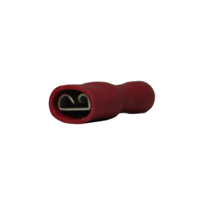 [TSFC18187-50] Full Cover Insulated Slide Female Red 22-18 Ga .187" x .032" - 50/pack