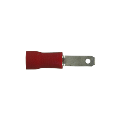 [TSM18110-50] Insulated Slide Connectors Male Red 22-18 Ga .110" x .020" - 50/pack
