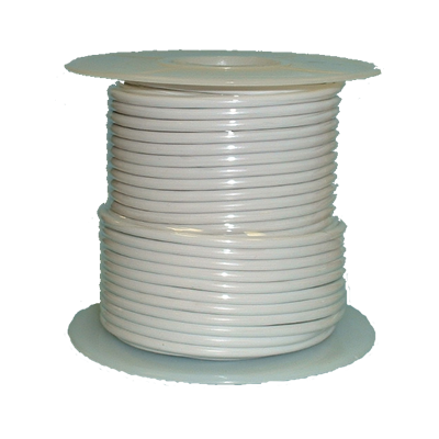 25 ft Primary Wire White 16 Ga