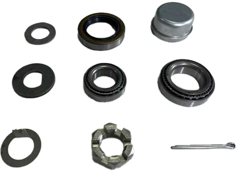 [BL1302] HUB BEARING KIT 3,500 LBS (#L44649, L68149, L44610, 68111)WITH CASTLE NUT, COTTER PIN & TANG WASHER