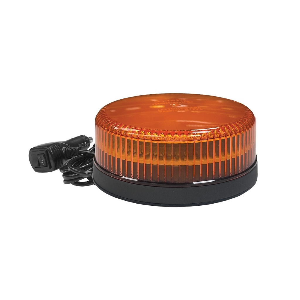 Low Profile LED Beacon Amber Magnetic Mount