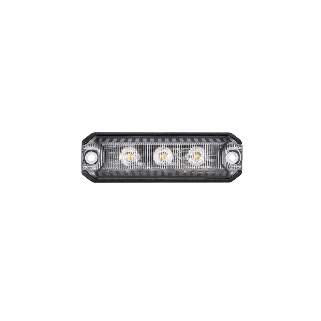 ULTRA NXT 3.5" Super Low Profile LED Warning Light – Amber, 6 Flash Patterns