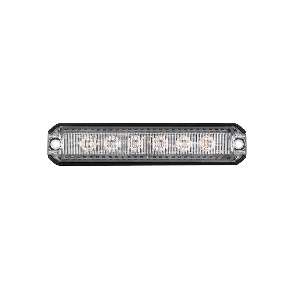 ULTRA NXT 5" Super Low Profile LED Warning Light – Amber/Amber, 12 Flash Patterns