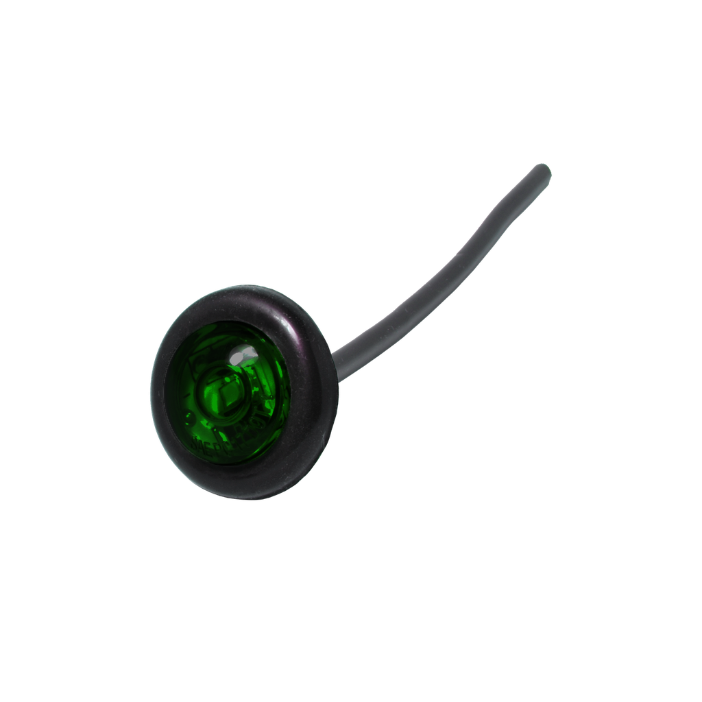 [LED0720GP] LED Compact Utility Lamp w/ Grommet Green