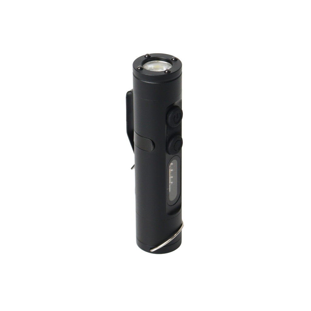[LWR0302F] 3" Flash Light Pen + Lighter + RED & UV Function w/ Clip Belt