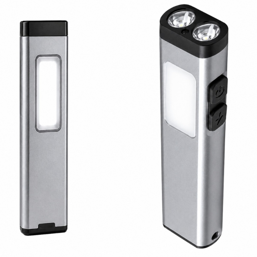 LED Flashlight Pen with Built-In Alarm