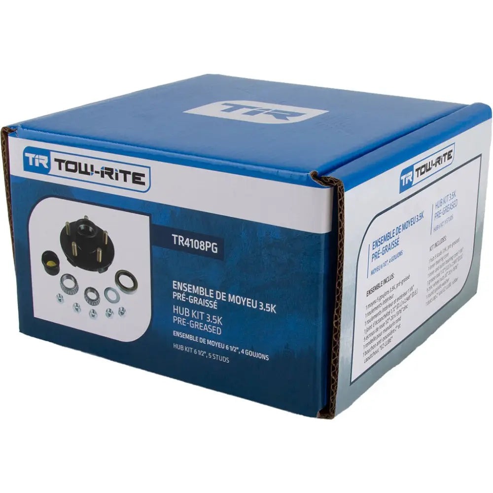 IDLER HUB 5-4.5 BC 3.5K KIT, L68148/L44649, L68111/L44110, 1/2IN STUD, PRE-GREASED - BOXED