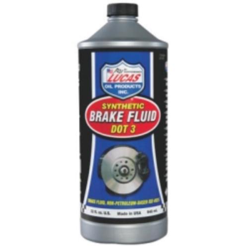 [10826] Brake Fluid 1 Quart Bottle; DOT 3; Glycol Ether Based
