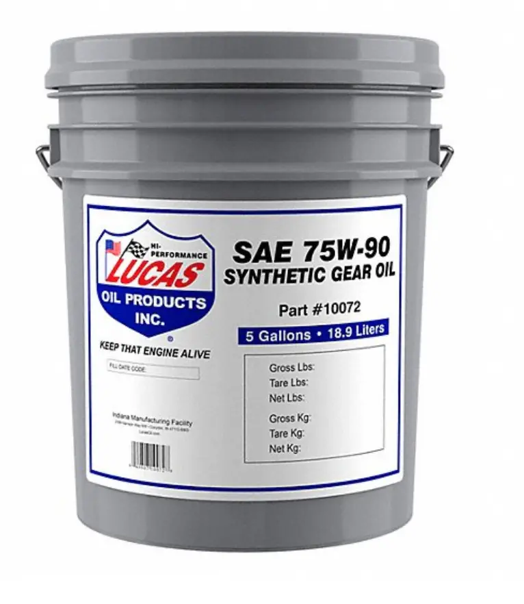 [10072]  SAE 75W-90 Synthetic Gear Oil 5 Gallon Pail