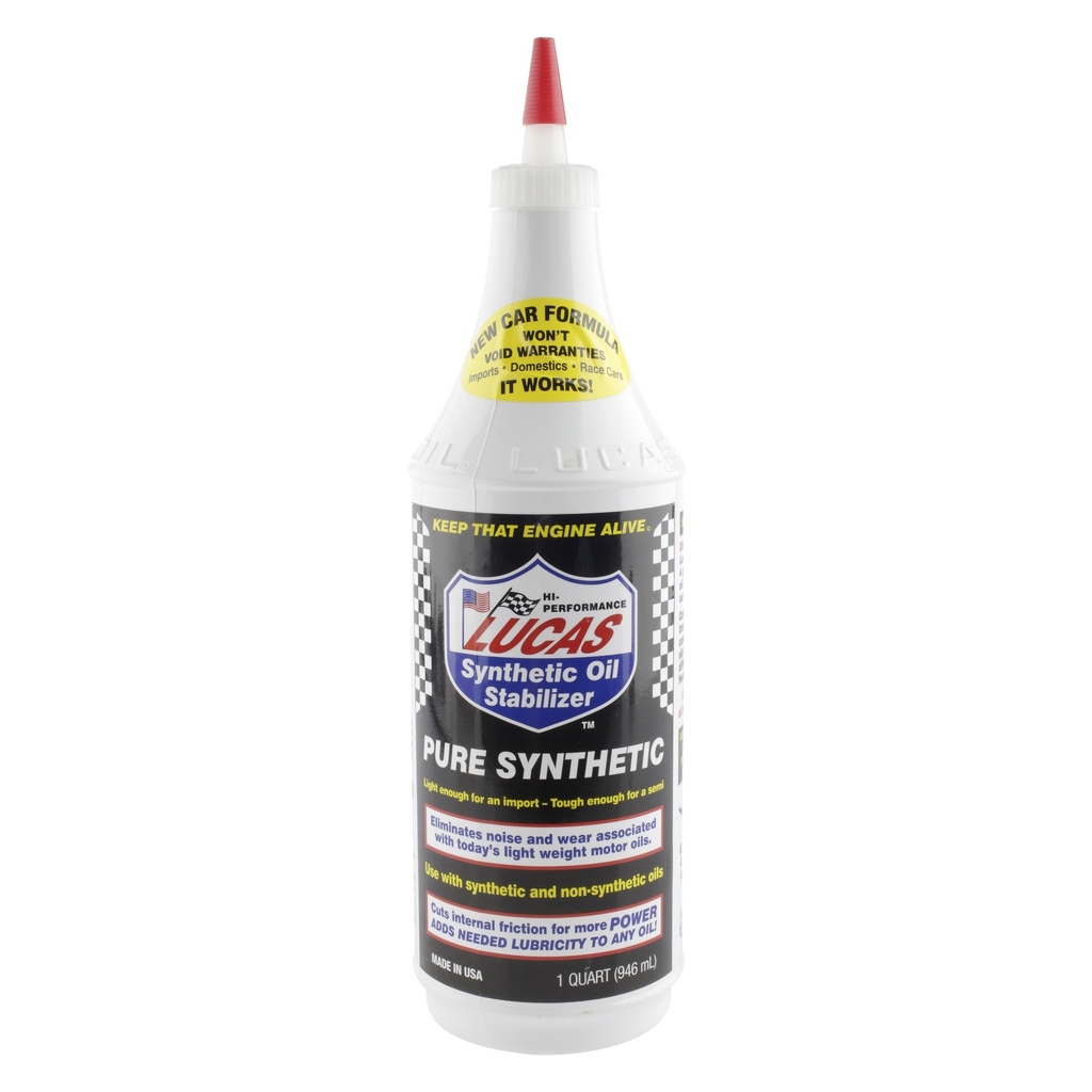 [10130]  Oil Additive; Use With Synthetic Oil; Use To Control Heat And Wear In Motorcycles/ Air-Cooled Engines/ All Drive Train Components; 1 Quart Bottle; Single 