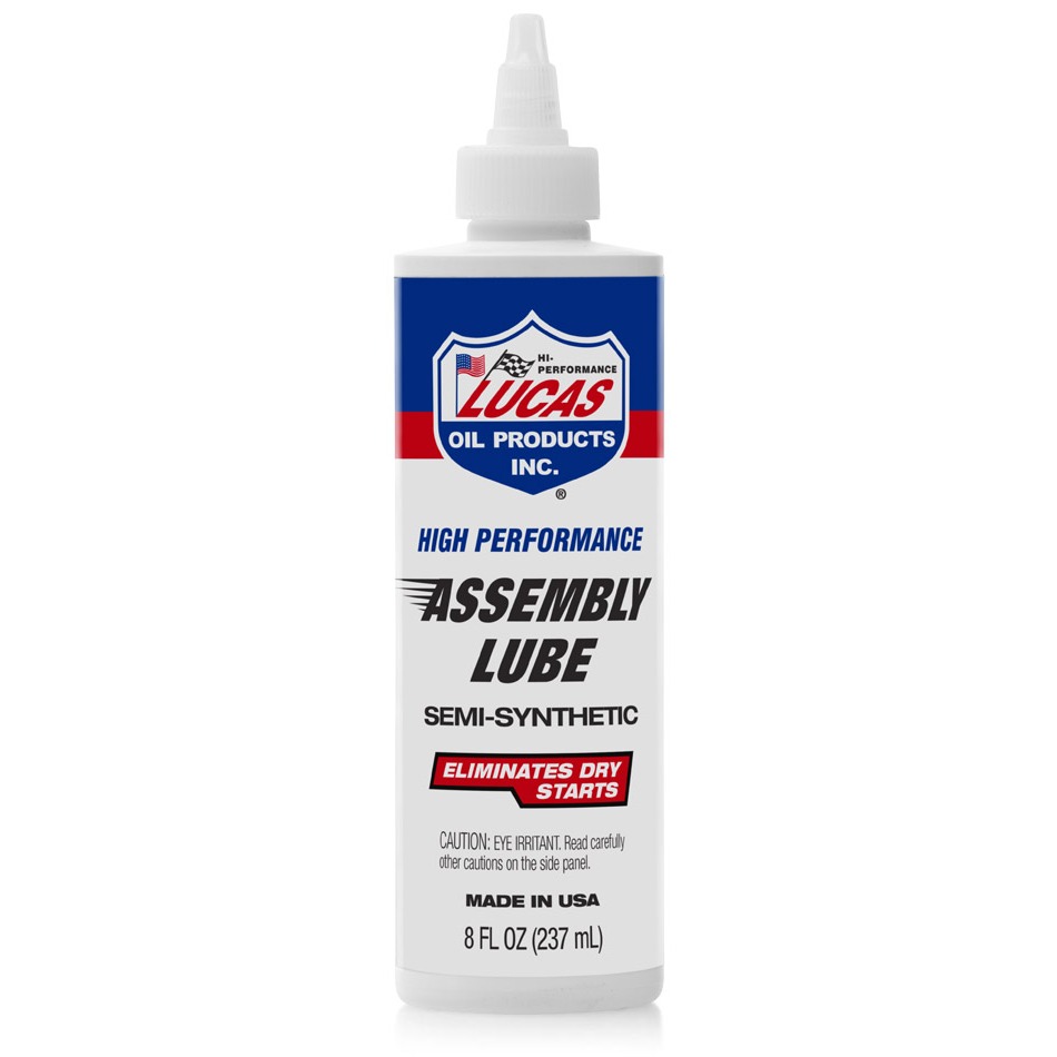 [20153]  Assembly Lube; Use To Pre Lube Bearings/ Cams/ Lifters/ Valve Train; Dissolves In Oil; Single; 8 Ounce Bottle 