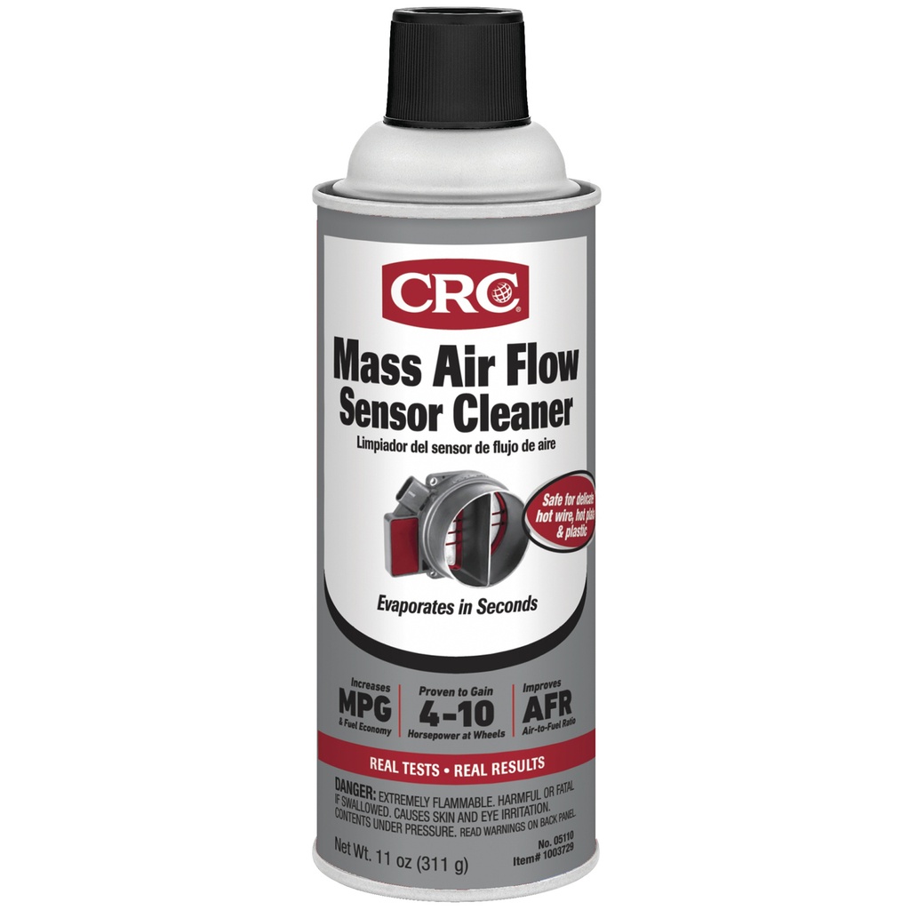 [05110] Mass Air Flow Sensor Cleaner; Use To Clean Mass Air Flow Sensors And Housing; 11 Ounce Aerosol Can