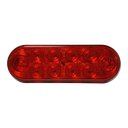 LED Oval STT Lamp Red - 10-dio